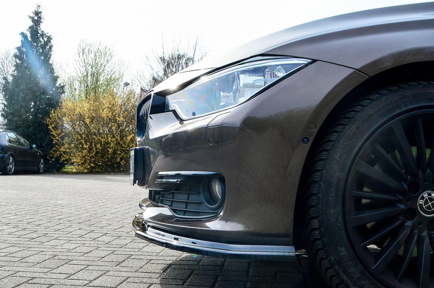 CUP Frontspoilerlippe ABS BMW 3er F30/ F31 Bj.: 2011 - 2015 Schwarz Matt