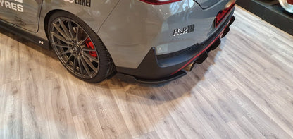 Heckansatz Seitenteile ABS Hyundai i30 Fastback N ab Bj.: 2018- Carbon