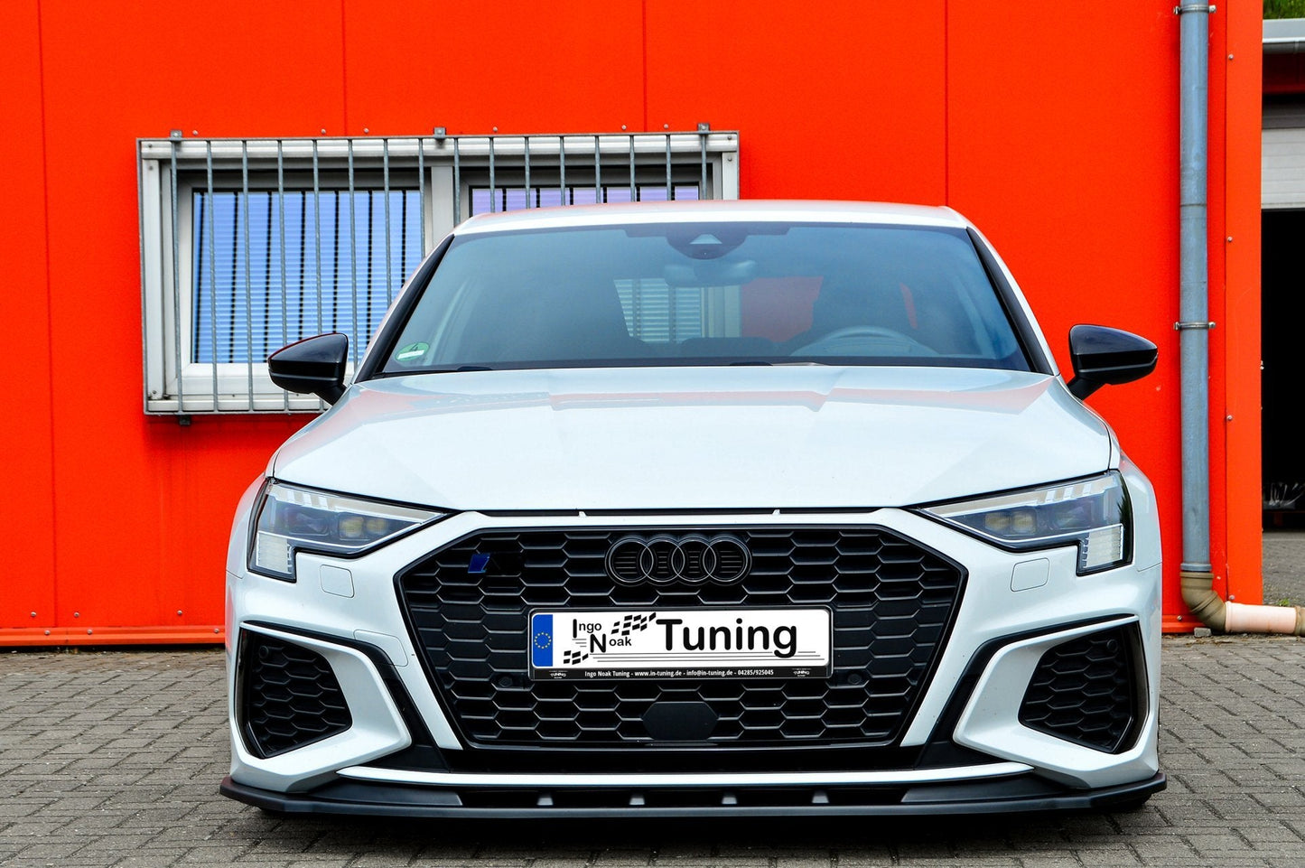 CUP Frontspoilerlippe ABS Audi A3, 8Y Ab Bj.: 2019 - Schwarz Matt