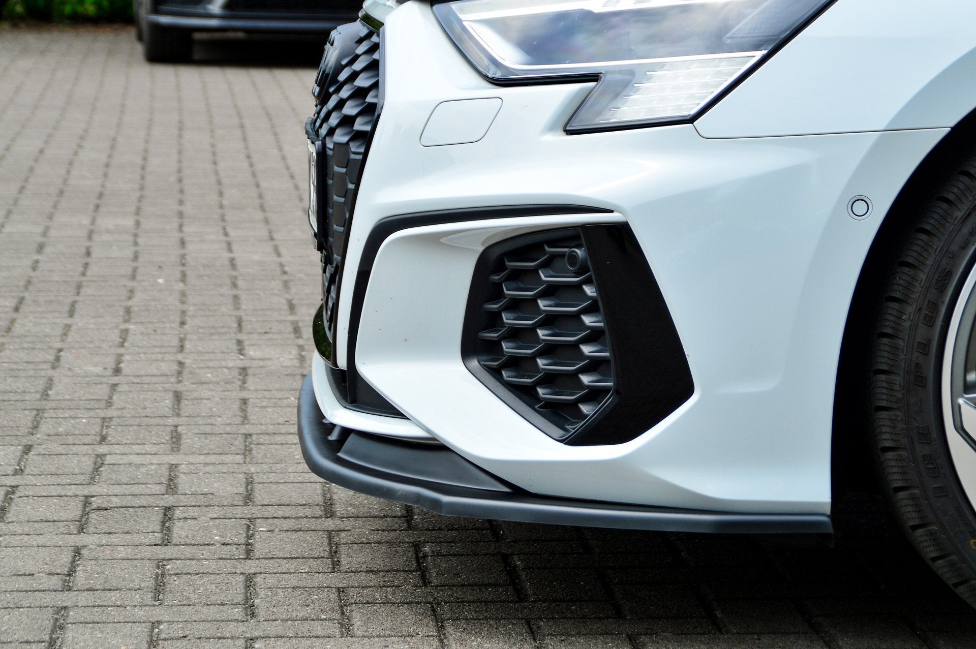 CUP Frontspoilerlippe ABS Audi A3, 8Y Ab Bj.: 2019 - Schwarz Matt