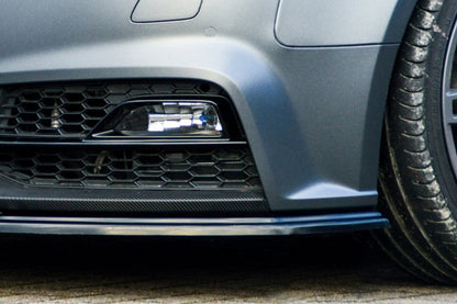 CUP Frontspoilerlippe ABS Audi A5 / B8 Sport Edition Plus Schwarz Glanz