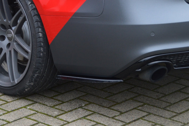 Heckansatz Seitenteile ABS Audi A5 / B8 Sport Edition Plus Schwarz Matt