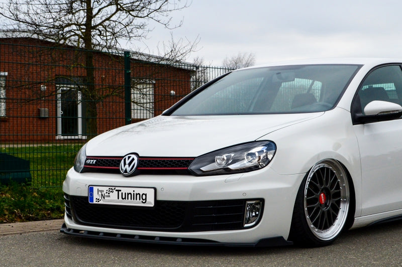 CUP Frontspoilerlippe ABS mit Seitenwing Volkswagen Golf 6, 1K Carbon