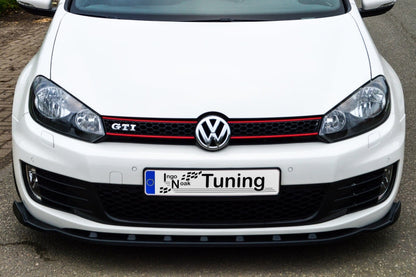 CUP Frontspoilerlippe ABS mit Seitenwing Volkswagen Golf 6, 1K Carbon