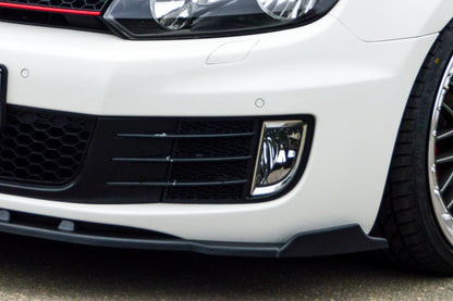 CUP Frontspoilerlippe ABS mit Seitenwing Volkswagen Golf 6, 1K Carbon