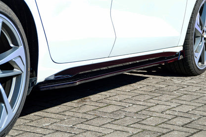 CUP Seitenschwellersatz mit Wing vorne Audi A3, 8Y Ab Bj.: 2019 - Carbon