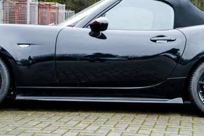 CUP 3 Seitenschweller Mazda MX5, ND/RF ab Bj.: 2015- Schwarz Glanz