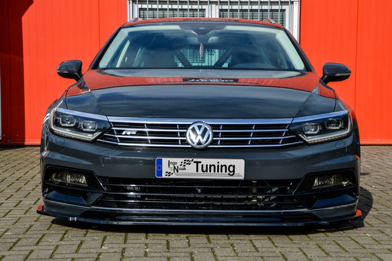 CUP Frontspoilerlippe ABS Volkswagen Passat 3G, B8 R-Line Schwarz Glanz