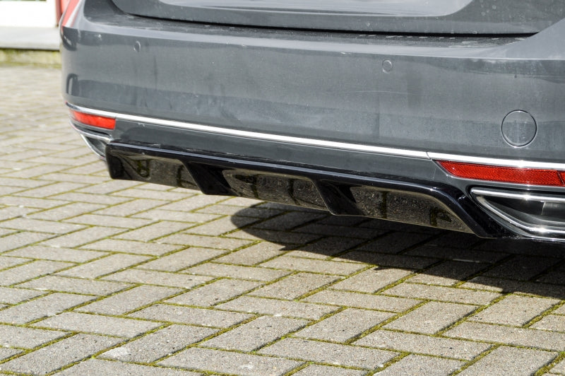 Heckdiffusor Mittelteil ABS Volkswagen Passat 3G, B8 R-Line Schwarz Matt