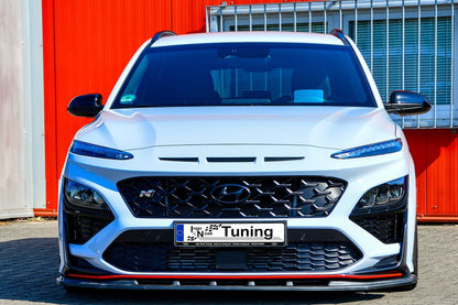 CUP Frontspoilerlippe ABS Hyundai Kona N ab Bj.: 2020- Schwarz Glanz