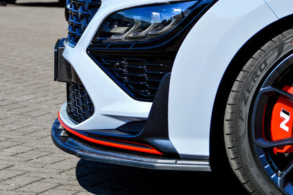 CUP Frontspoilerlippe ABS Hyundai Kona N-Line ab Bj.: 2020- Schwarz Matt