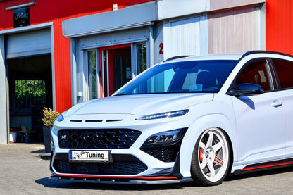 CUP Frontspoilerlippe ABS Hyundai Kona N-Line ab Bj.: 2020- Schwarz Matt