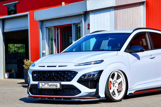CUP Frontspoilerlippe ABS Hyundai Kona N-Line ab Bj.: 2020- Schwarz Matt