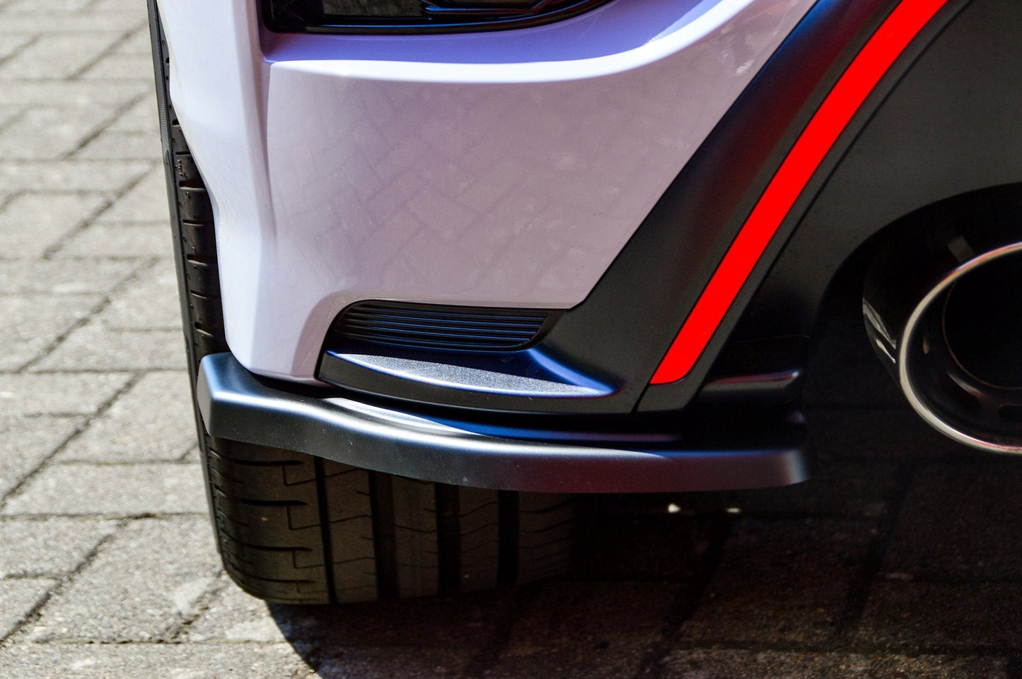Heckansatz Seitenteile ABS Hyundai Kona N ab Bj.: 2020- Schwarz Glanz
