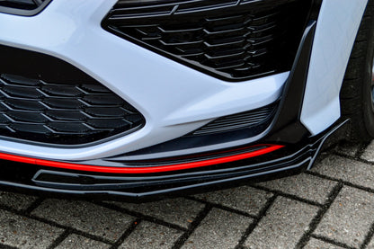 CUP Frontspoilerlippe ABS mit Flaps Hyundai Kona N-Line Schwarz Matt