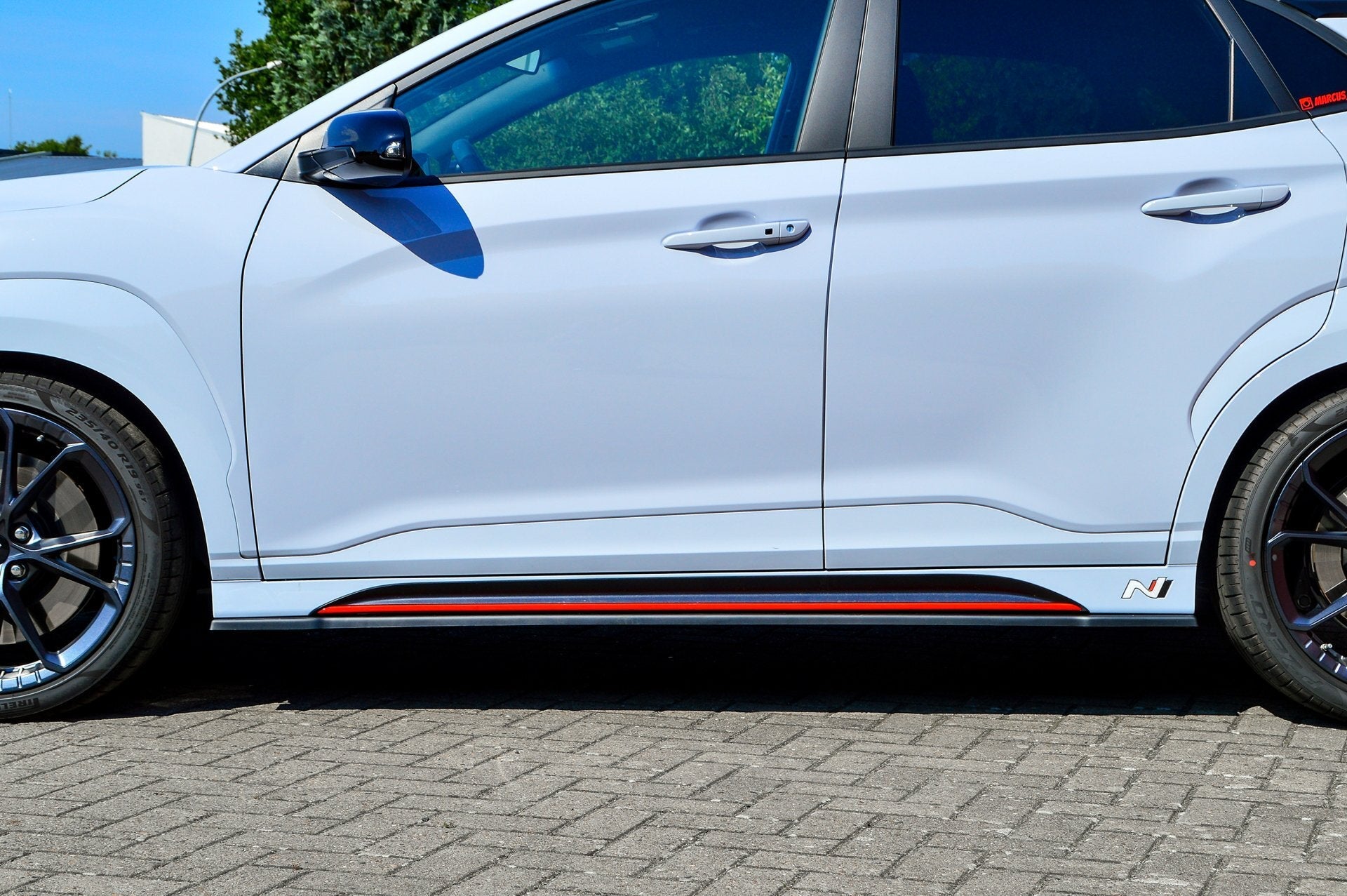 CUP Seitenschwellersatz ABS Hyundai Kona N-Line ab Bj.: 2020- Carbon