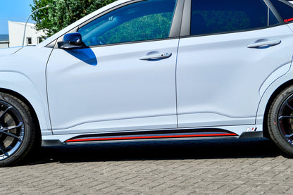 CUP Seitenschwellersatz mit Wing vorne/hinten Hyundai Kona N-Line Carbon