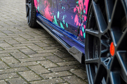 CUP 3 Seitenschweller Volkswagen Golf 7 R+ R-Line Bj.: 2013-2017 Carbon