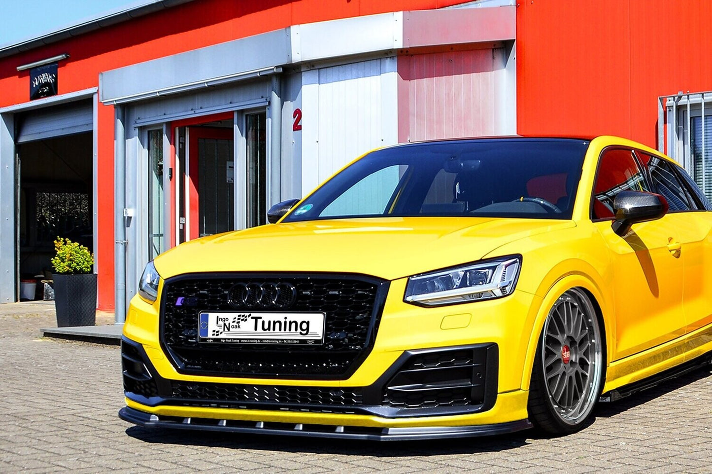 CUP Frontspoilerlippe ABS Audi Q2 GA, MK1 Sport Bj.: 2016-2020 Carbon