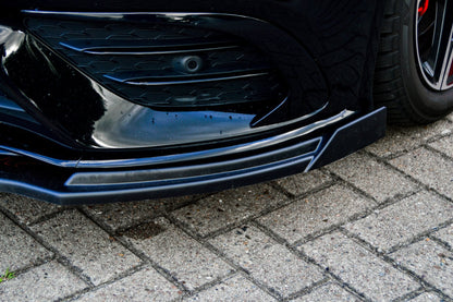 CUP Frontspoilerlippe ABS, mit Wing Mercedes Benz CLA X118 Shootingbrake Carbon