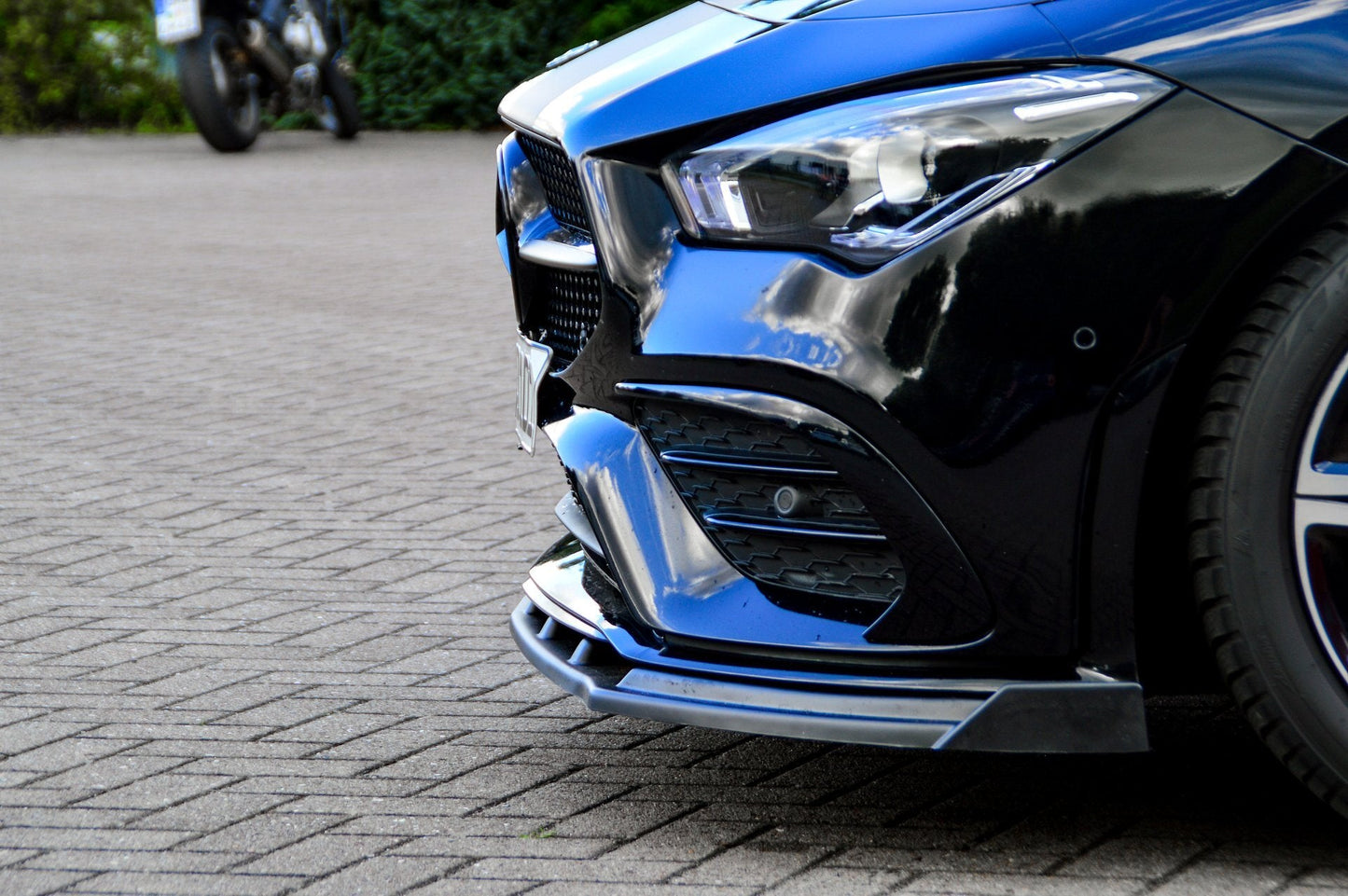 CUP Frontspoilerlippe ABS, mit Wing Mercedes Benz CLA X118 Shootingbrake Carbon