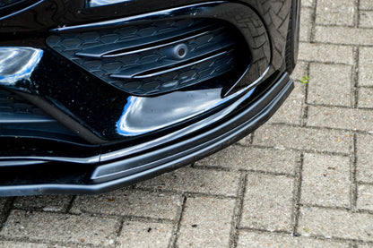 CUP Frontspoilerlippe ABS Mercedes Benz CLA C118 Limousine Schwarz Glanz