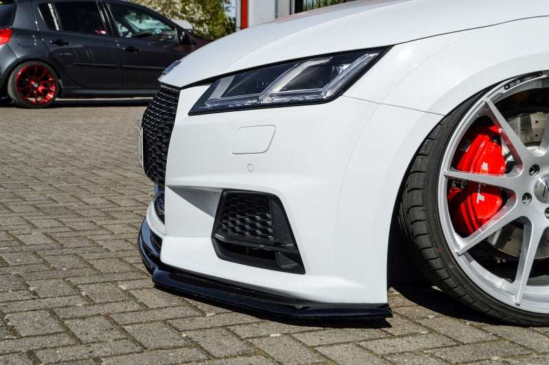 CUP Frontspoilerlippe Phase 2 ABS Audi TT 8S, S-Line Schwarz Glanz