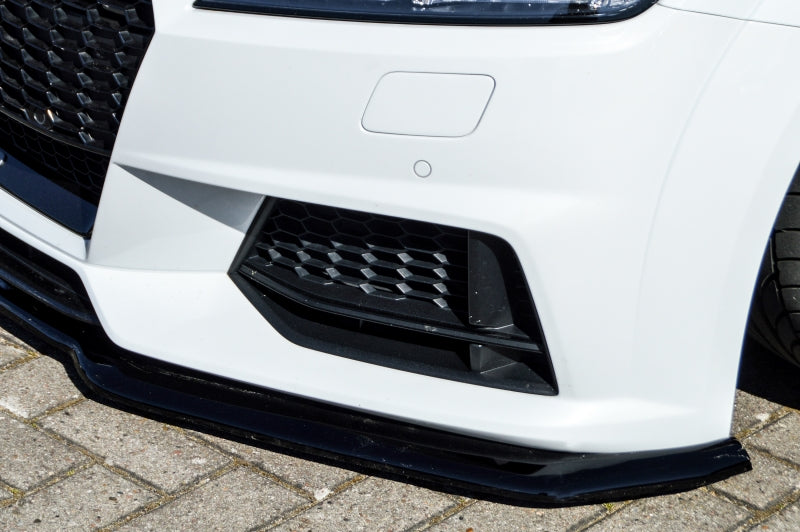 CUP Frontspoilerlippe Phase 2 ABS Audi TT 8S, S-Line Schwarz Glanz