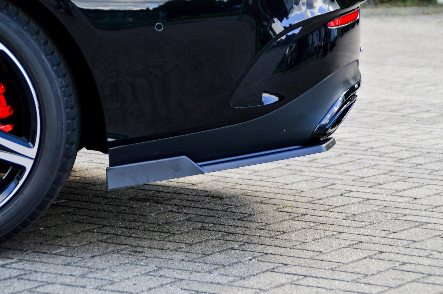 Heckansatz Seitenteile ABS Mercedes Benz CLA X118 Shootingbrake Carbon