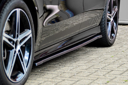 CUP Seitenschwellersatz ABS Mercedes Benz CLA X118 Shootingbrake Carbon