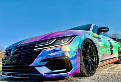 CUP Frontspoilerlippe ABS mit Seitenwing Volkswagen Arteon R-Line Carbon