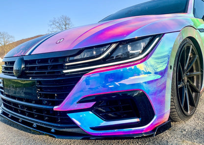 CUP Frontspoilerlippe ABS mit Seitenwing Volkswagen Arteon R-Line Carbon