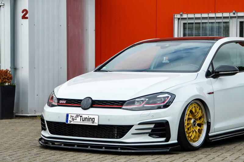 CUP Frontspoilerlippe ABS Volkswagen Golf 7 GTI TCR ab Bj.: 2019- Carbon
