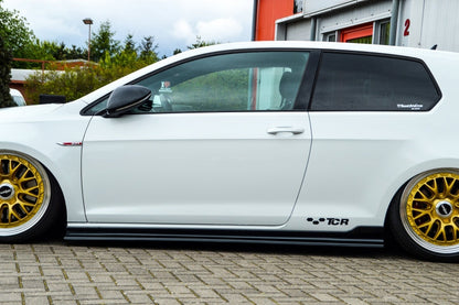 CUP Seitenschweller Volkswagen Golf 7 GTI TCR ab Bj.: 2019- Schwarz Matt