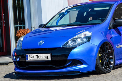 CUP Frontspoilerlippe ABS Renault Clio 3, RS Phase 2 Schwarz Glanz