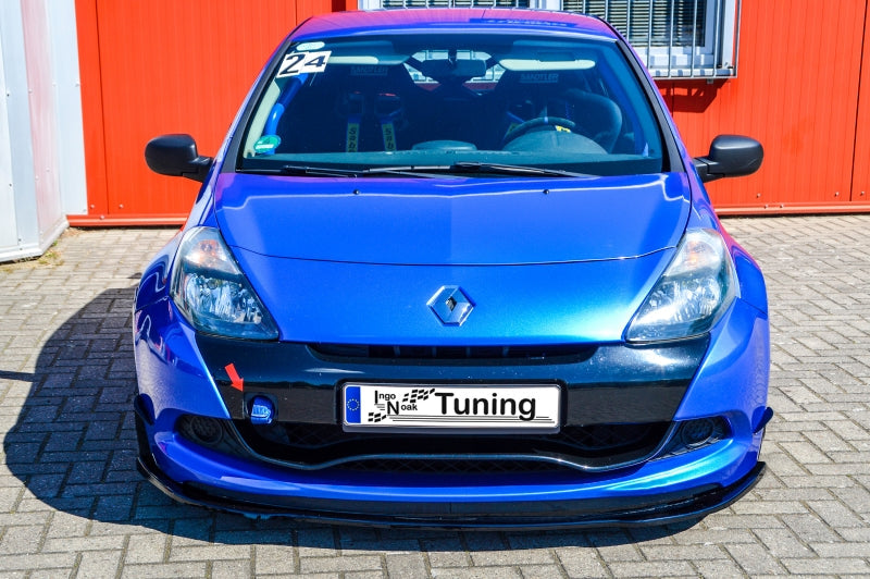 CUP Frontspoilerlippe ABS Renault Clio 3, RS Phase 2 Schwarz Glanz