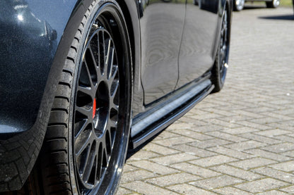 CUP Seitenschweller Volkswagen Golf 7 GTI + GTD Typ AU Schwarz Matt