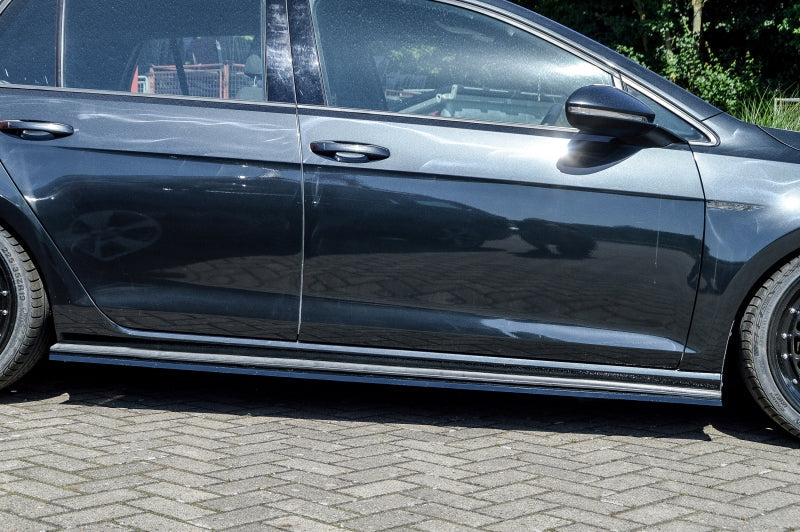CUP Seitenschweller Volkswagen Golf 7 R, Typ AU Facelift Schwarz Matt