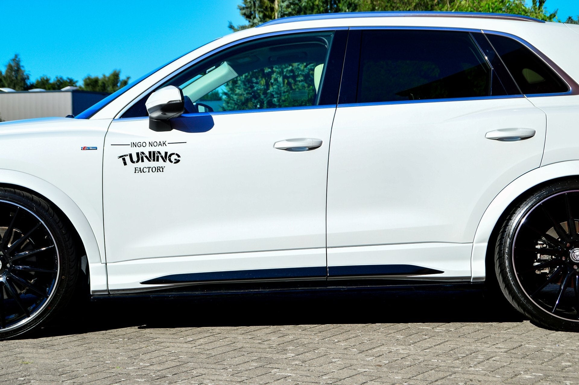 Seitenschwellersatz ABS Audi Q3, Typ F3N ab Bj.: 2019- Schwarz Matt