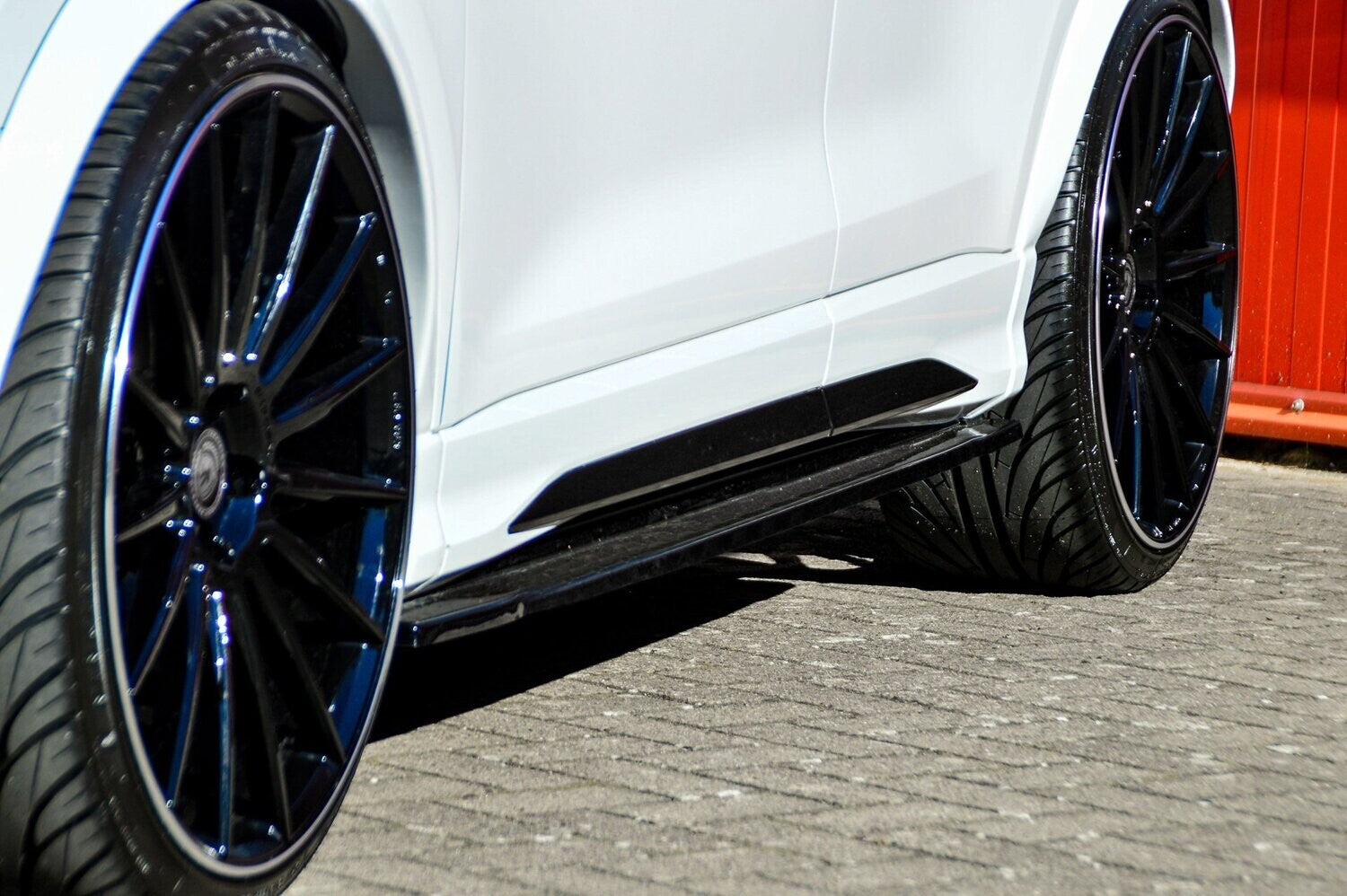 Seitenschwellersatz ABS Audi Q3, Typ F3N ab Bj.: 2019- Schwarz Glanz
