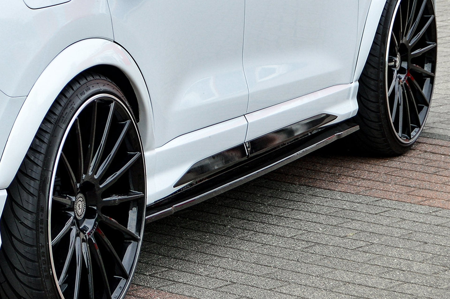 Seitenschwellersatz ABS Audi Q3, Typ F3N ab Bj.: 2019- Schwarz Matt