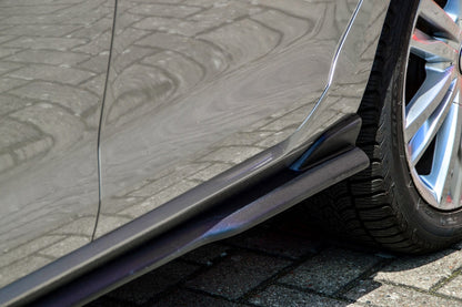 Seitenschwellersatz mit Wing Volkswagen Golf 7 Typ AU Schwarz Matt