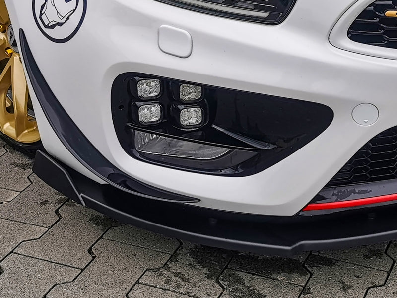 CUP Frontspoilerlippe ABS mit Seitenwing Kia Ceed GT, Pro Ceed GT Schwarz Matt