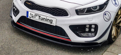 CUP Frontspoilerlippe ABS mit Seitenwing Kia Ceed GT, Pro Ceed GT Carbon