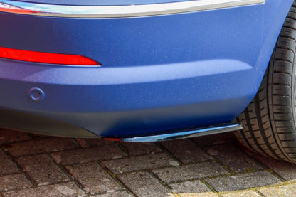 Heckansatz Seitenteile ABS Volkswagen Passat CC, Typ 3CC Schwarz Matt