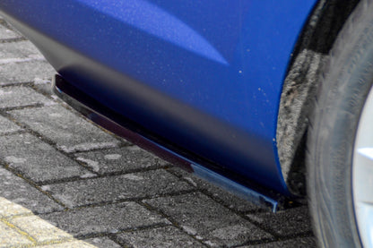 Heckansatz Seitenteile ABS Volkswagen Passat CC, Typ 3CC Schwarz Glanz