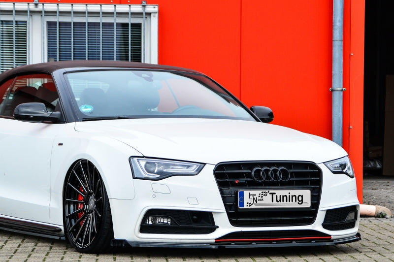 CUP Frontspoilerlippe ABS mit Seitenwing Audi A5 / B8 S-Line Carbon
