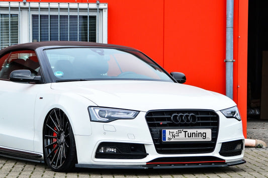 CUP Frontspoilerlippe ABS Audi A5 / B8 S-Line Bj.:2011-2017 Schwarz Matt