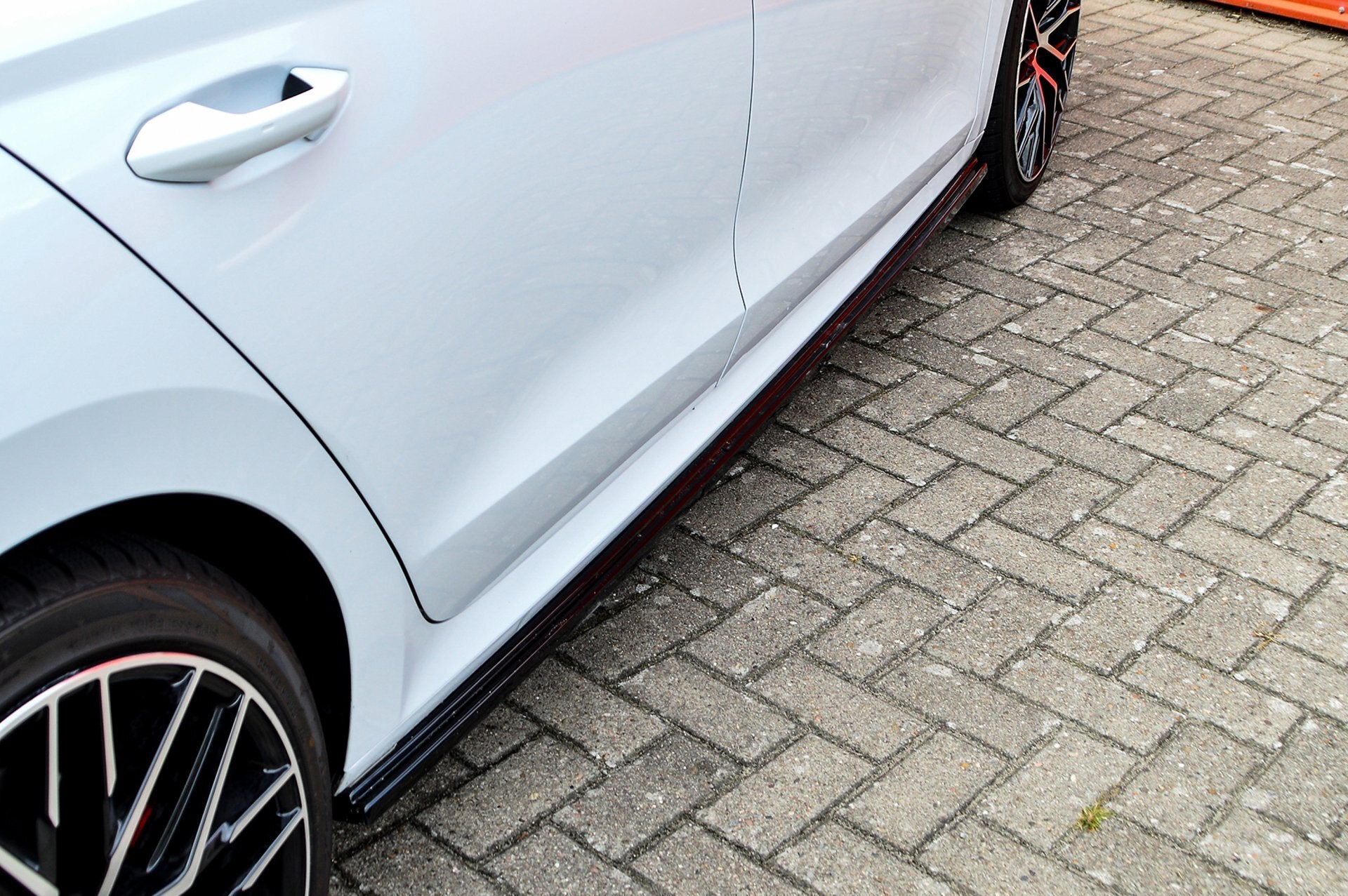 CUP Seitenschwellersatz ABS Skoda Octavia RS, NX, Combi Schwarz Matt