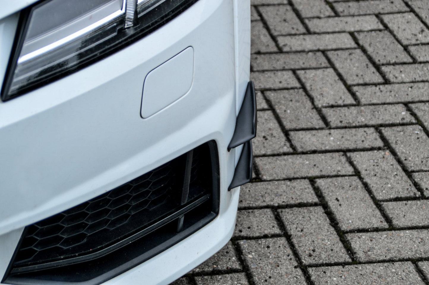 Seitenflaps Satz Audi TT 8S, S-Line Bj.: 2014-09/2018 Schwarz Matt